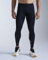Core Compression Tights, Black/Silver