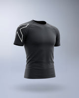 Core Compression Short Sleeve, Black/Silver