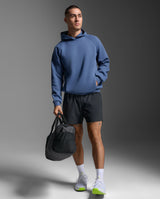 Motion Smooth Spacer Hoodie, Indigo/Indigo