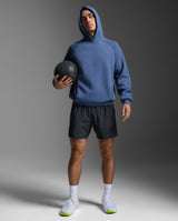 Motion Smooth Spacer Hoodie, Indigo/Indigo