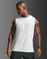 Signature Soft Jersey Tank, White/White