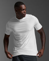 Signature Soft Jersey Tee, White/White