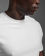 Signature Soft Jersey Tee, White/White