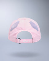 Run Cap, Pink Frost/White