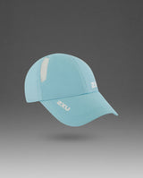 Run Cap, Retro Blue/White