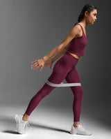 Form Stash Hi-Rise Compression Tights, Amaretto/Amaretto
