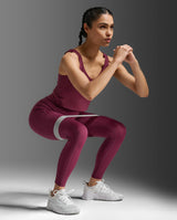 Form Stash Hi-Rise Compression Tights, Amaretto/Amaretto