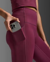 Form Stash Hi-Rise Compression Tights, Amaretto/Amaretto