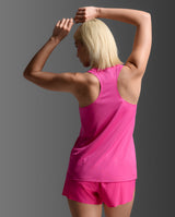 Light Speed Tech Singlet, Fuchsia/Fuchsia Reflective