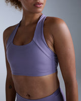 Form Racerback Medium Impact Bra, Dusted Grape/Dusted Grape