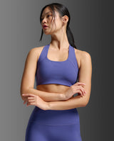 Form Racerback Medium Impact Bra, Future Dusk/Future Dusk
