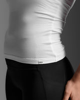 Fluid Modal Ribbed Tank, White/White