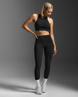 Bio Nylon Longline Bra, Black/Black