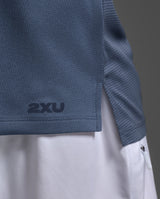 Aero Mesh Tee, Indigo/Indigo Reflective