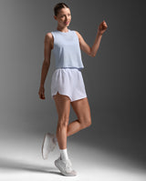 Aero Mesh Crop Tank, Halogen/Halogen Reflective