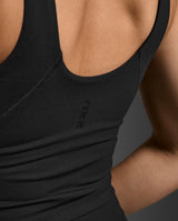 Fluid Longline Bra, Black/Black