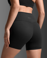 Fluid Hi-Rise 5 Inch Shorts, Black/Black
