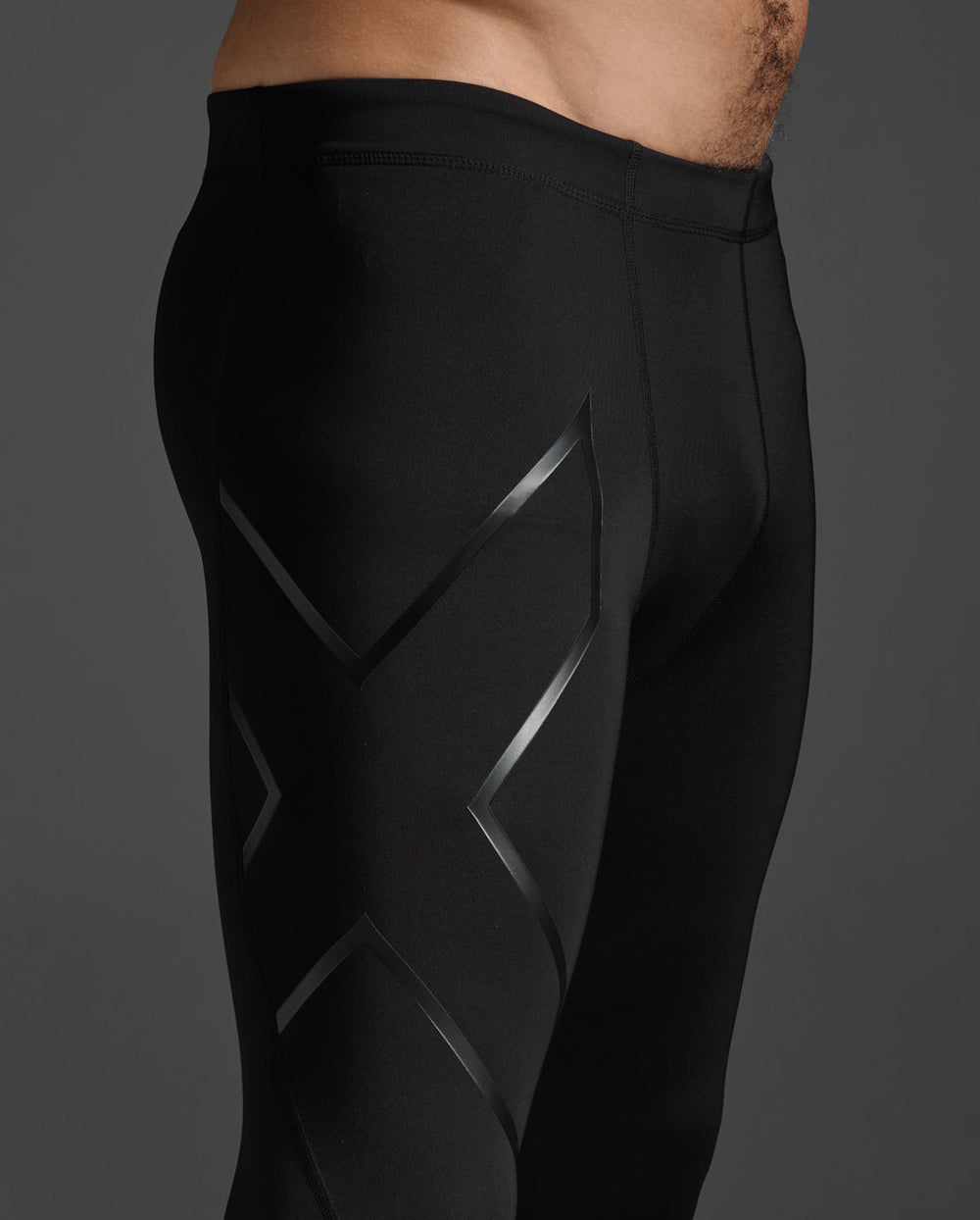 Collant Compression 2XU Accelerate Pleine Longueur - Noir/argent, Taille S, Neuf Avec étiquettes