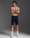 CORE COMPRESSION SHORTS - BLACK/SILVER