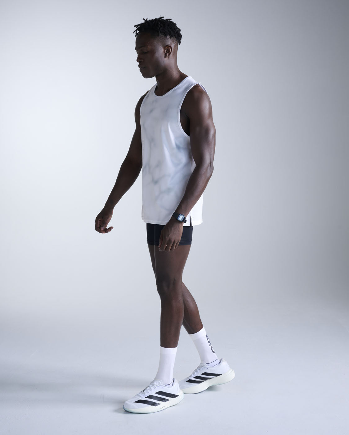Core Compression 1/2 Shorts, Black/Black
