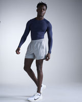 Core Compression Long Sleeve, Navy/Navy