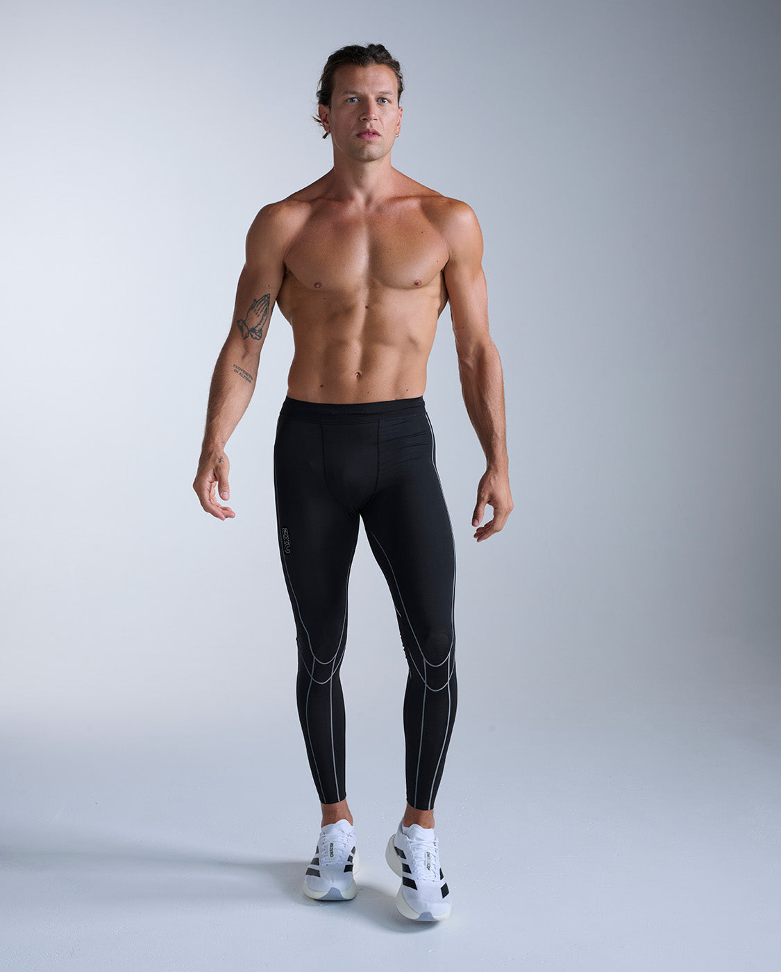 Light Speed Kinesis Compression Tights, Black/ Black Reflective
