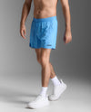 Aero 5 Inch Shorts - Azure/Black Reflective