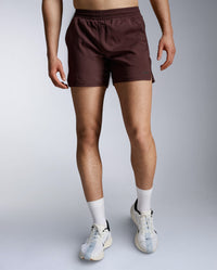 Aero 5 Inch Shorts, Bark/Black Reflective