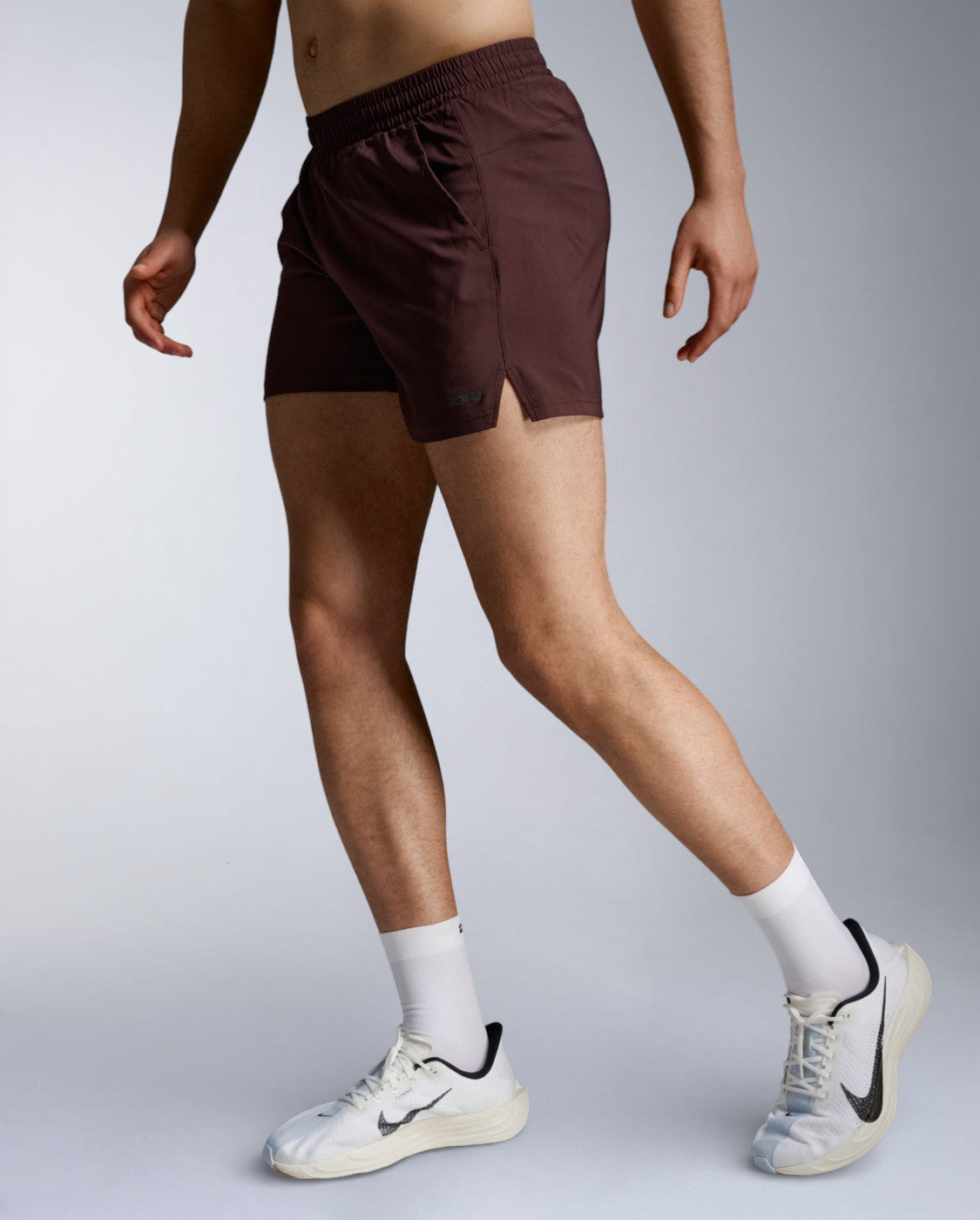 Aero 5 Inch Shorts, Bark/Black Reflective