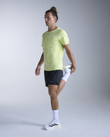 Light Speed Tech Tee, Cool Matcha/Black Reflective