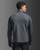 Ignition Haptic 1/4 Zip, Turbulence/Black Reflective