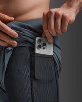 Motion 2-In-1 5 Inch Shorts, Turbulence/Black