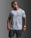 Aero Mesh Tee - WEATHERVANE MARBLE/BLACK REFLECTIVE