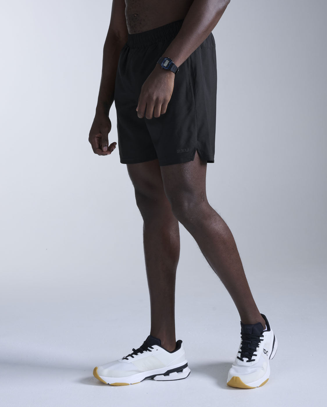 Motion 7 Inch Unlined Shorts, Black/Black