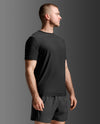Signature Soft Jersey Tee - BLACK/BLACK