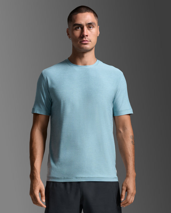 Signature Soft Jersey Tee, Chambray/Chambray
