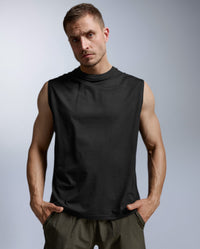 Motion Oversized Tencel Tank, Black/Black