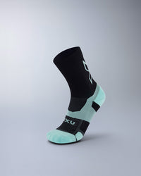 Vectr Light Cushion Crew Socks, Black/Lagoon