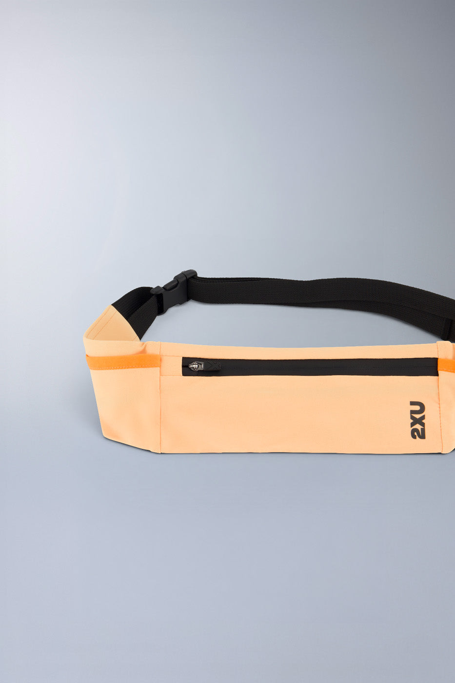 Run Belt, Fuzzy Peach/Black Reflective