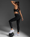 FORM STASH HI-RISE COMPRESSION TIGHTS - BLACK/BLACK