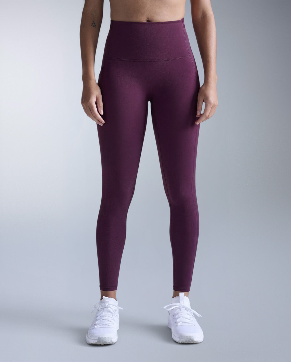Form Stash Hi-Rise Compression Tights, Sangria/Sangria