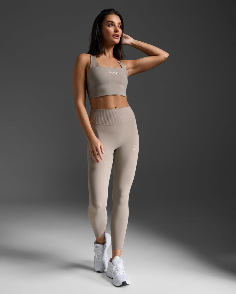 Ribbed Hi-rise Compression Tights