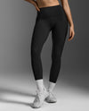 Bio Nylon Hi-Rise Compression Tights - BLACK/BLACK