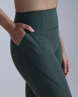 Flex Hi-Rise Compression Tights, Ever Green/Ever Green