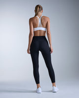 Flex Hi-Rise Compression 7/8 Tights, Black/Black