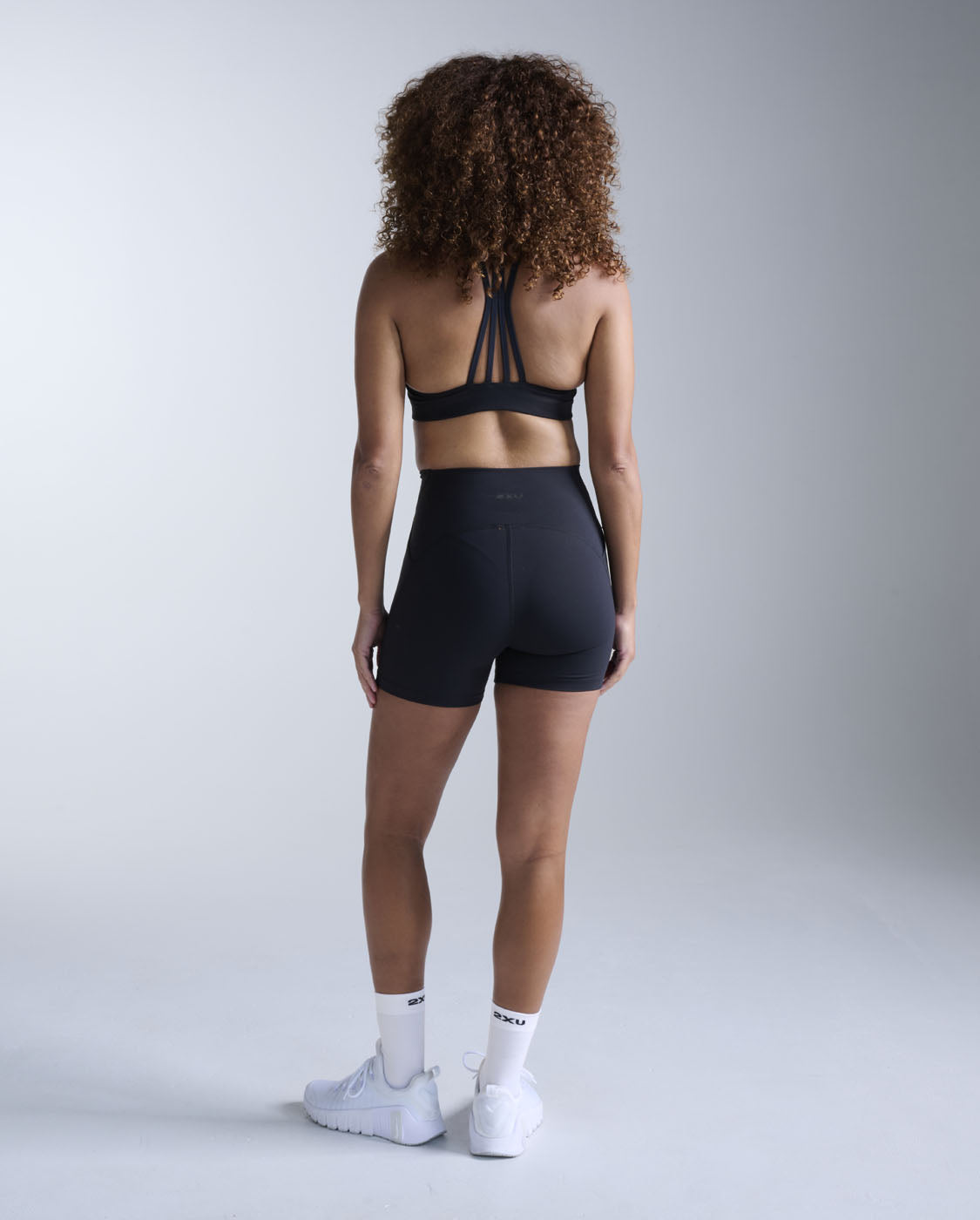 Flex Hi-Rise Compression 4 Inch Shorts, Black/Black
