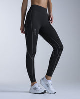 Light Speed Kinesis Hi-Rise Compression Tights, Black/Black