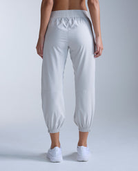 Aero Hi-Rise Woven Jogger, Harbor Mist/Silver Reflective