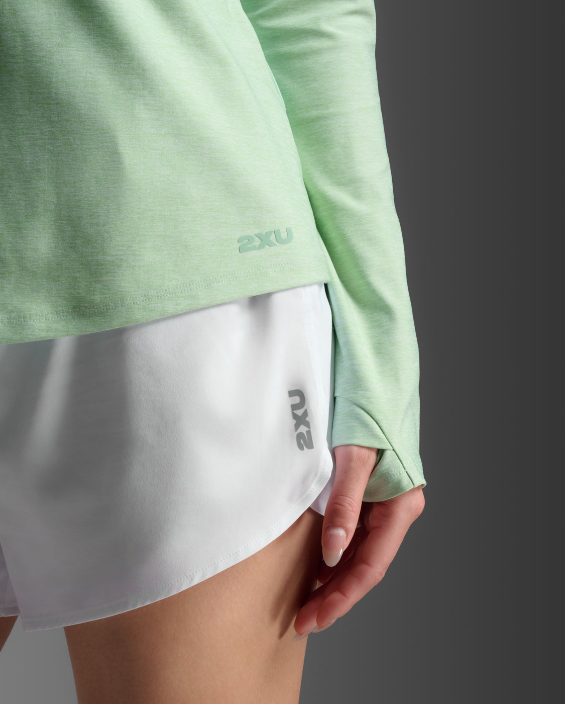 Aero 1/2 Zip, Digital Mint/Digital Mint Reflective