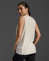 Motion Sport Mesh Tank - Moon/White